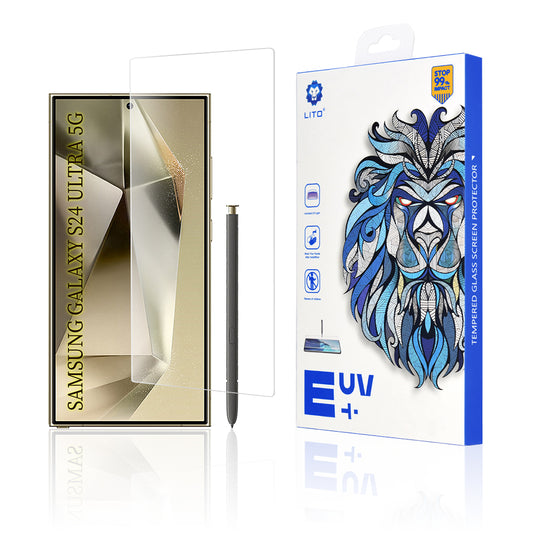 Zaščitna folija za zaslon Lito za Samsung Galaxy S24 Ultra S928, kaljeno steklo, UV lepilo, 3D