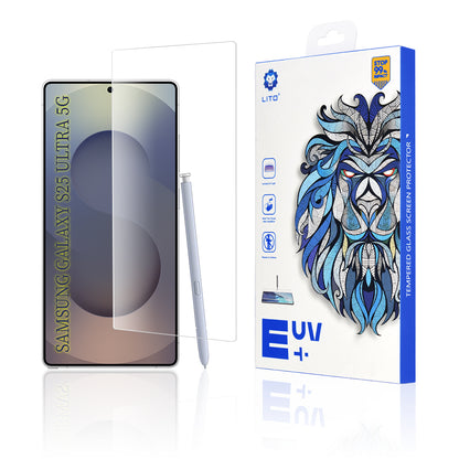 Lito Screen Protector Film for Samsung Galaxy S25 Ultra S938, Tempered Glass, UV Glue, 3D