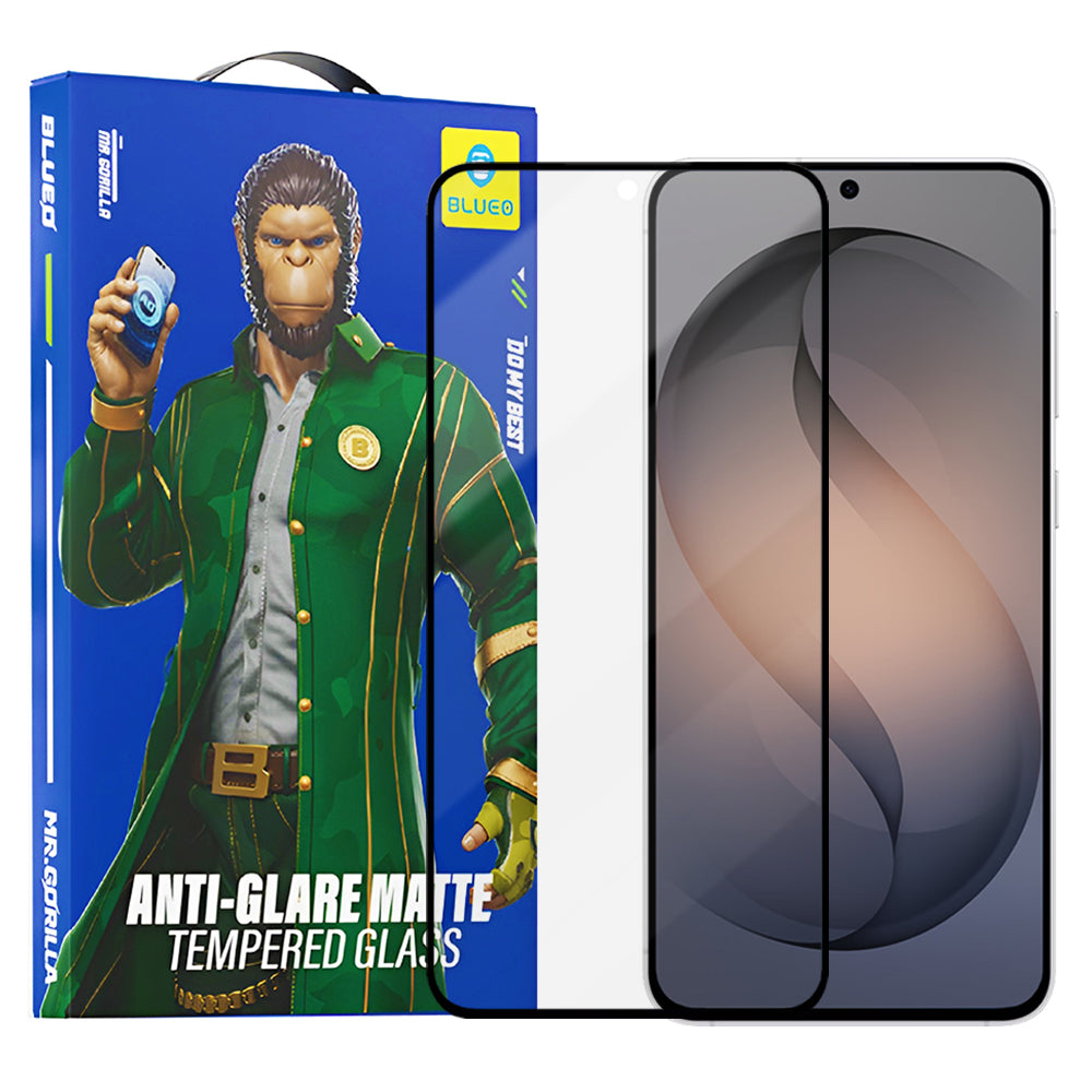 Zaščitna folija za zaslon Matte Blueo Anti-Glare za Samsung Galaxy S26 S942, Kaljeno steklo, Polno lepilo, Črna