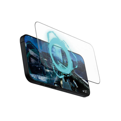 Zaščitna folija za zaslon Matte PanzerGlass Ultra-Wide Fit Gaming za Apple iPhone 16 Pro Max, Kaljeno steklo, Polno lepljenje, Črna