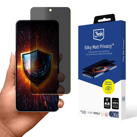Zaščitna folija za zaslon Matte Privacy 3MK Silky za Nothing Phone (3a) / Phone (3a) Pro, plastika