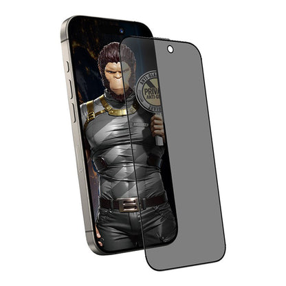 Zaščitna folija za zaslon Matte Privacy Blueo Anti-Peep za Apple iPhone 14 Plus / 13 Pro Max, varnostno steklo, polno lepilo