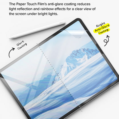 Zaščitna folija za zaslon Matte Ringke Paper Touch Hard za Apple iPad Pro 13 (2024), Plastika
