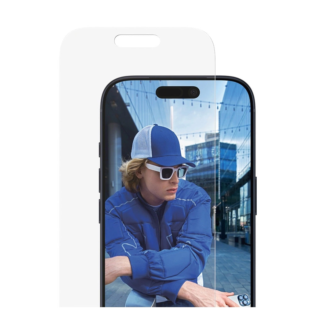 Zaščitna folija za zaslon PanzerGlass Classic Fit EasyAligner za Apple iPhone 17 Pro, Kaljeno steklo, Polno lepljenje