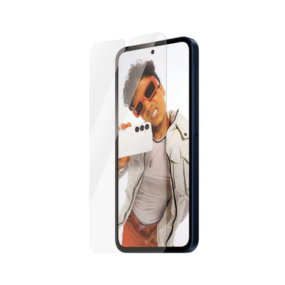 Zaščitna folija za zaslon PanzerGlass Safe. Ultra-Wide Fit EasyAligner za Samsung Galaxy A36 A366, Kaljeno steklo, Full Glue