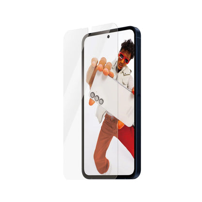 Zaščitna folija za zaslon PanzerGlass Safe. Ultra-Wide Fit EasyAligner za Samsung Galaxy A56 A566, Kaljeno steklo, Polno lepilo