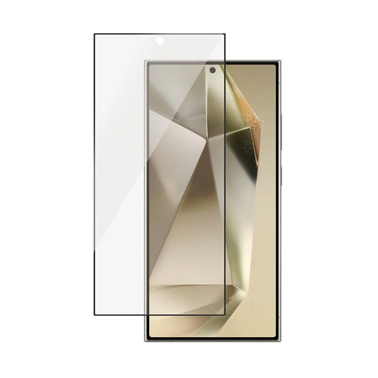 Zaščitna folija za zaslon PanzerGlass Safe. Ultra-Wide Fit EasyAligner za Samsung Galaxy S24 Ultra S928, Kaljeno steklo, Polno lepilo, Črna