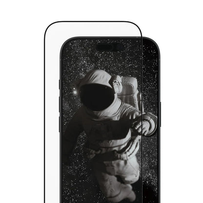 Zaščitna folija za zaslon PanzerGlass Ultra-Wide Ceramic II EasyAligner za Apple iPhone 17 / 16 Pro, Kaljeno steklo, Polno lepilo, Črna