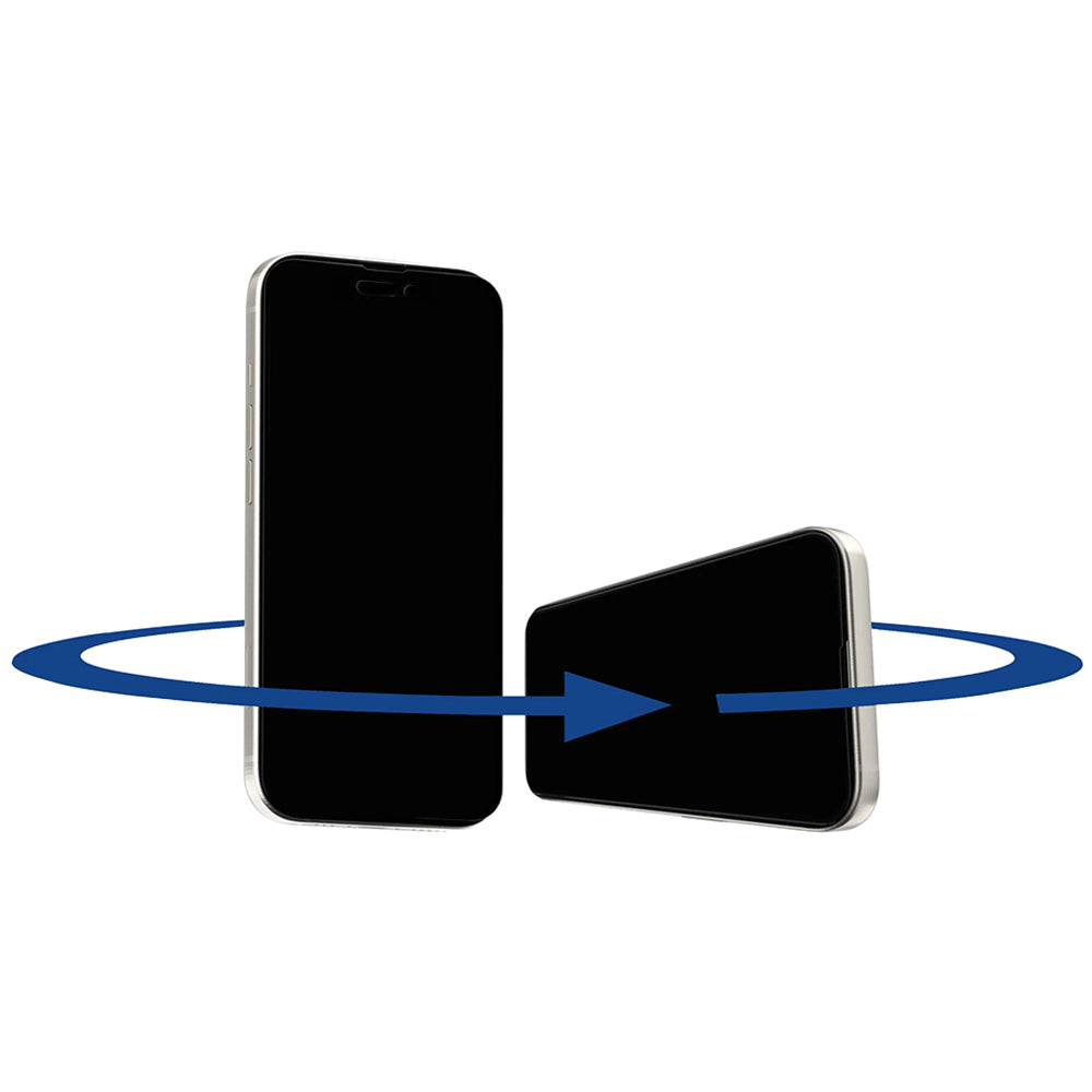Zaščitna folija zaslona Privacy Anank 1X Reinforced 360 za Apple iPhone 14 Pro, varnostno steklo, polno lepilo, 2.5D