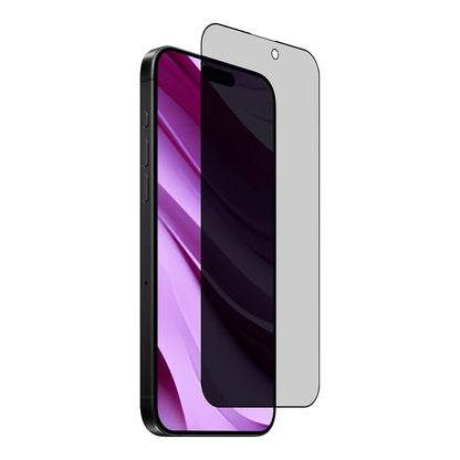 Zaščitna folija zaslona Privacy Anank 2X ojačana za Apple iPhone 16 Pro Max, varnostno steklo, polno lepilo, 2.5D