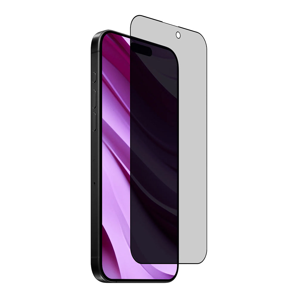 Zaščitna folija za zaslon Privacy Anank 5X Reinforced Applicator za Apple iPhone 17, Kaljeno steklo, Full Glue, 2.5D