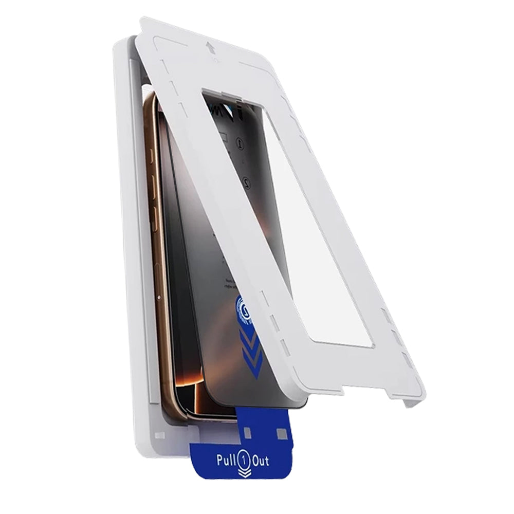 Zaščitna folija za zaslon Privacy Anank 5X Reinforced Applicator za Apple iPhone 17, Kaljeno steklo, Full Glue, 2.5D