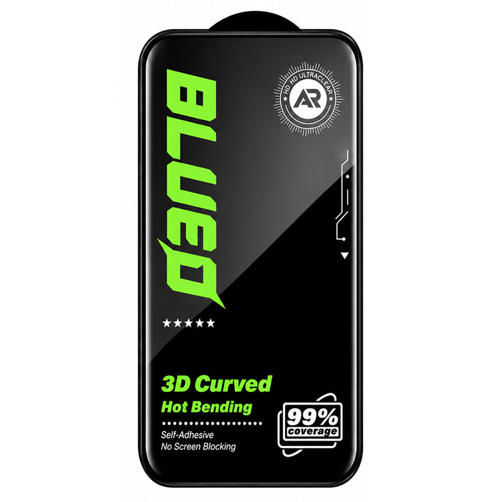 Zaščitna folija za zaslon Privacy Blueo Anti Peep AR za Apple iPhone 18 Pro Max, kaljeno steklo, Full Glue, 3D