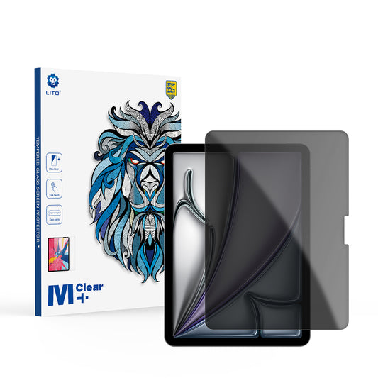 Zaščitna folija zaslona Privacy Lito Classic za Apple iPad Air 11 (2026) / Air 11 (2025), varnostno steklo, polno lepilo, 2.5D