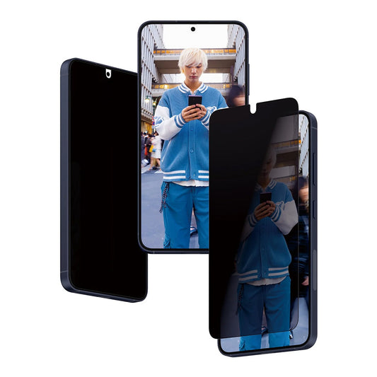 Zaščitna folija za zasebnost zaslona PanzerGlass Ultra-Wide Fit EasyAligner za Samsung Galaxy S24 S921, Kaljeno steklo, Polno lepljenje