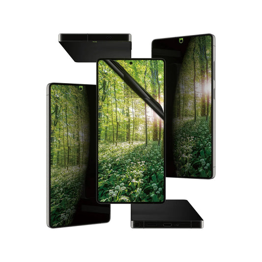 Zaščitna folija za zaslon Privacy PanzerGlass Ultra-Wide Fit Eco Matrix 4-Way za Samsung Galaxy S25 Ultra S938, Kaljeno steklo, Polno lepljenje