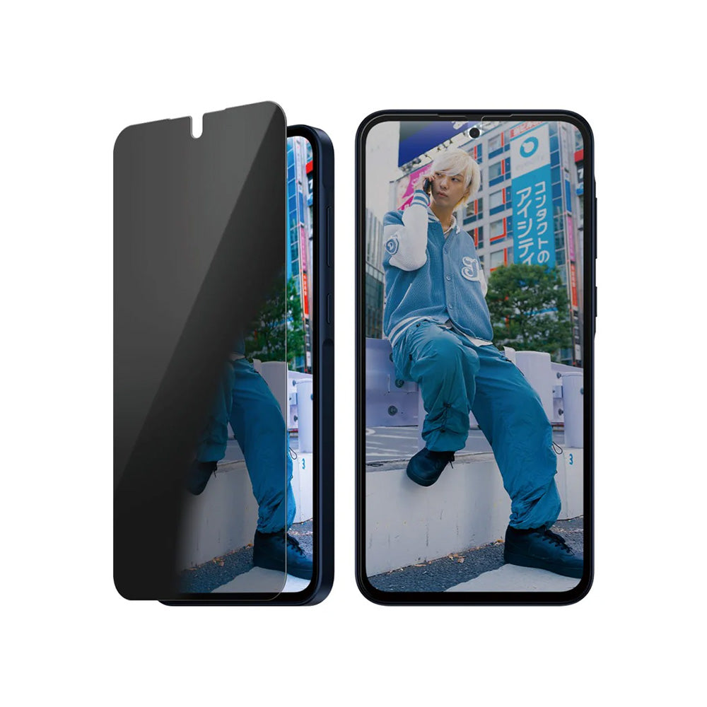 Zaščitna folija za zaslon Privacy PanzerGlass Ultra-Wide Fit za Samsung Galaxy A36 A366, Kaljeno steklo, Polno lepljenje