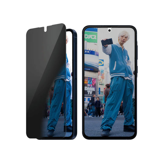 Zaščitna folija za zaslon Privacy PanzerGlass Ultra-Wide Fit za Samsung Galaxy A56 A566, Kaljeno steklo, Full Glue