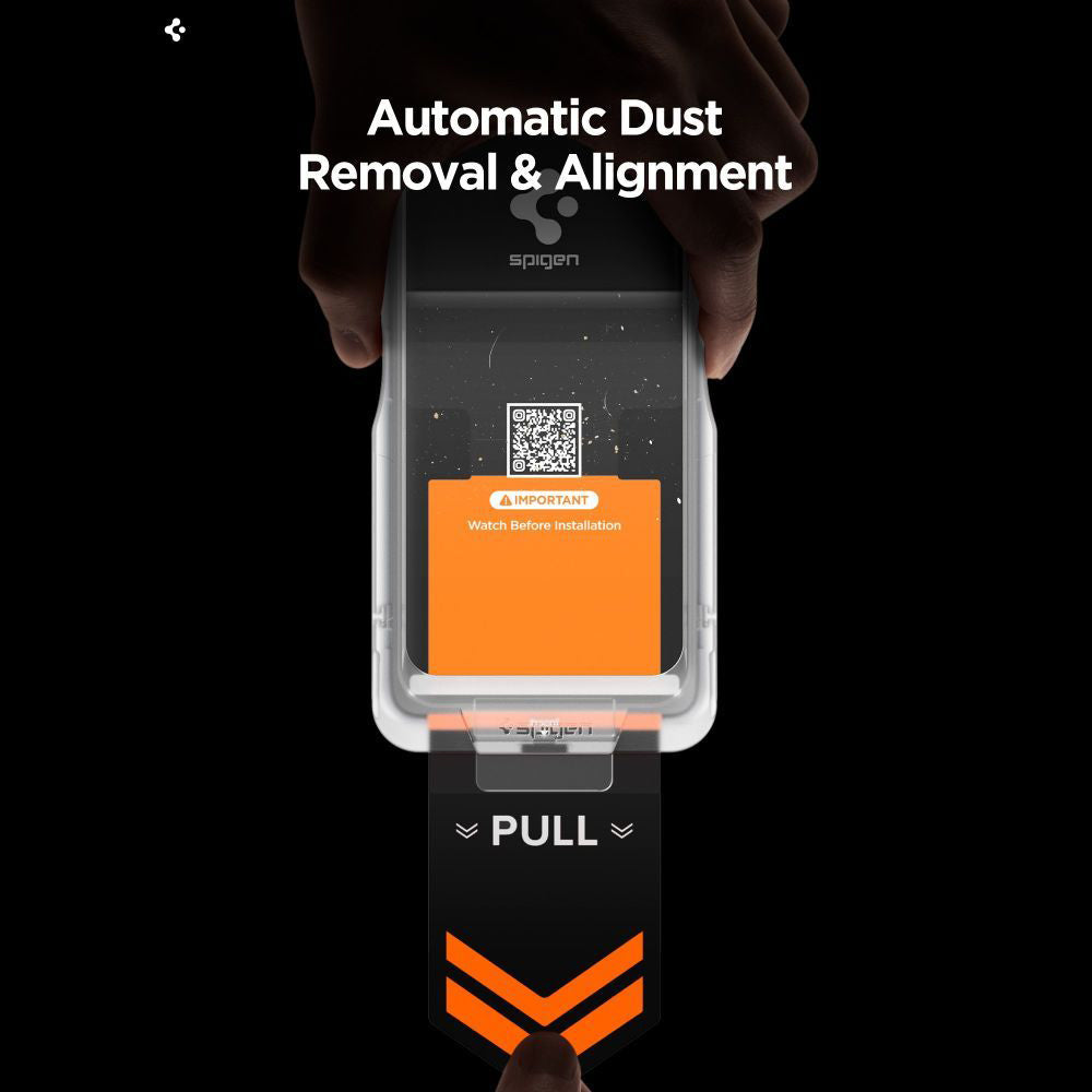 Zaščitna folija za zaslon Privacy Spigen GlastR EZ FIT Pro HD za Samsung Galaxy S26 S942, Kaljeno steklo, Polno lepilo, Komplet 2 kosa AGL11096