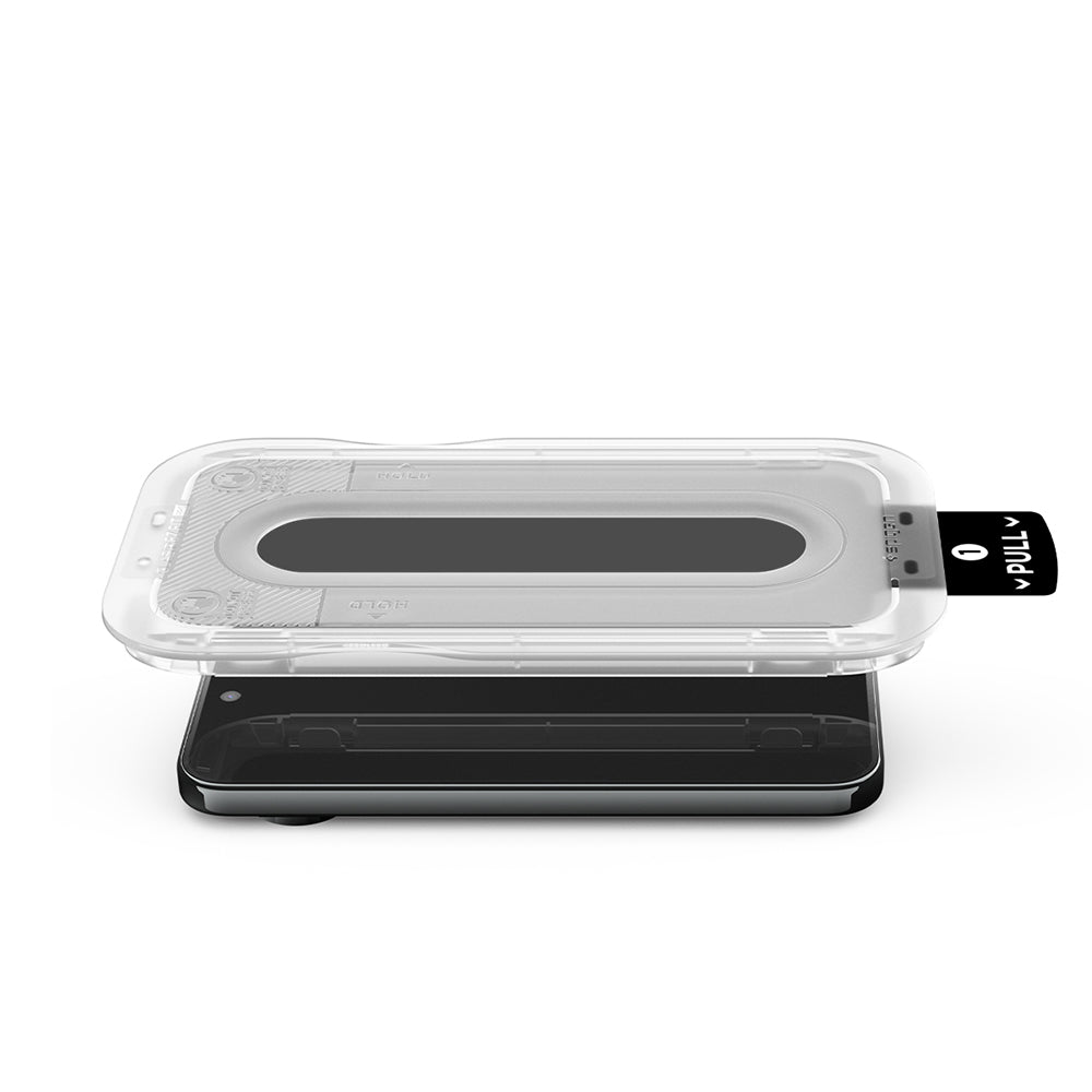 Zaščitna folija zaslona Privacy Spigen GlastR EZ FIT Pro za Google Pixel 11 Pro / 10 Pro, kaljeno steklo, polno lepilo, komplet 2 kosa AGL11481