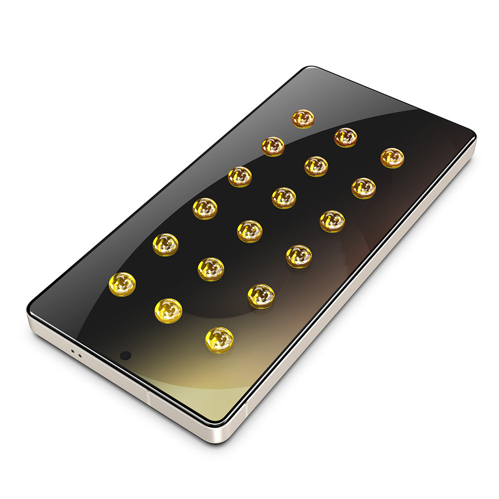 Privacy Techsuit TitanGlass CrystalHD Screen Protector for Samsung Galaxy S26, Tempered Glass, Full Glue