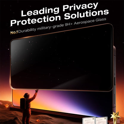 Zaščitna folija za zaslon Privacy Torras GlassGo Install Master za Samsung Galaxy S26 Ultra S948, Kaljeno steklo, Polno lepilo