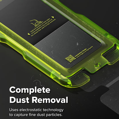 Ringke Easy Slide Screen Protector for Samsung Galaxy S26, Tempered Glass, Full Glue, Set of 2 Pieces, Black