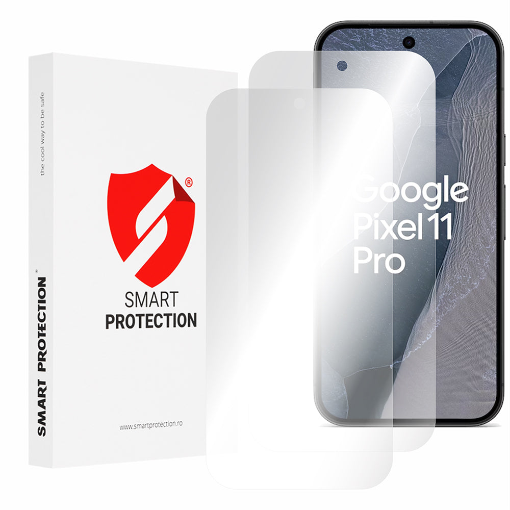 Zaščitna folija za zaslon Smart Protection Premium Classic za Google Pixel 11 Pro, plastika, polno lepilo, komplet 2 kosa