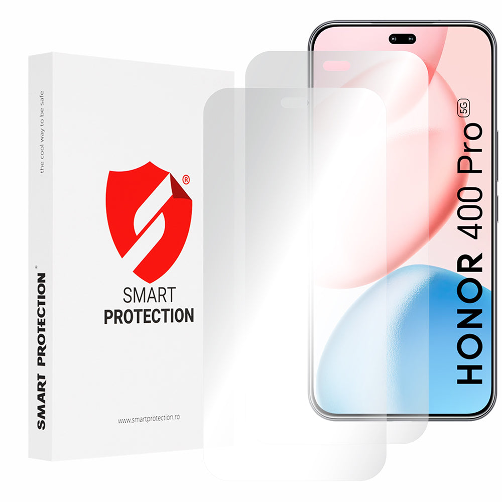 Zaščitna folija za zaslon Smart Protection Premium Classic za Honor 400 Pro, plastika, komplet 2 kosa