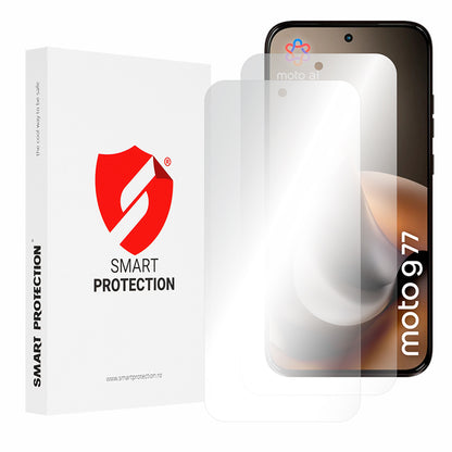 Zaščitna folija za zaslon Smart Protection Premium Classic za Motorola Moto G77, Plastika, Set 2 kosa