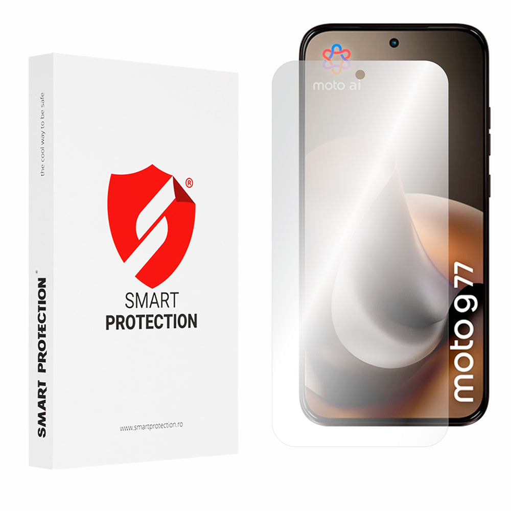 Zaščitna folija za zaslon Smart Protection Premium Classic za Motorola Moto G77, Plastika, Set 2 kosa