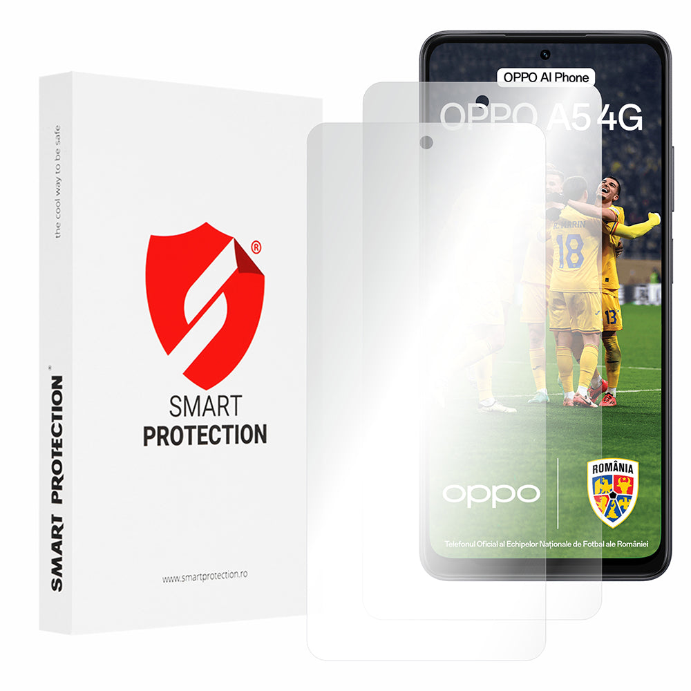 Zaščitna folija za zaslon Smart Protection Premium Classic za Oppo A5 4G, plastika, komplet 2 kosa