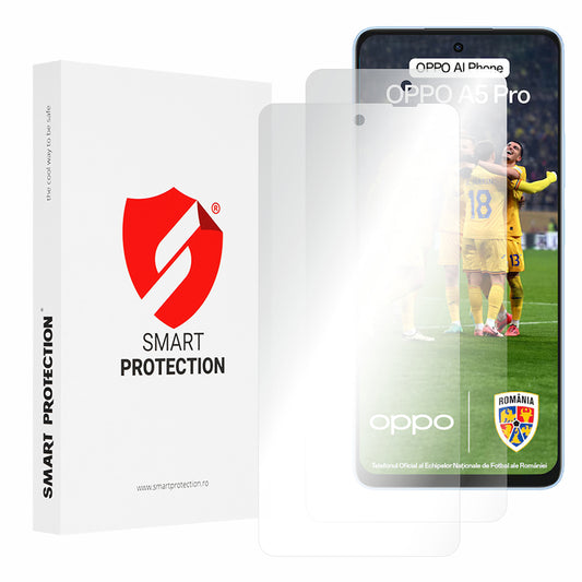 Zaščitna folija za zaslon Smart Protection Premium Classic za Oppo A5 Pro 4G / A5 Pro, plastika, komplet 2 kosa