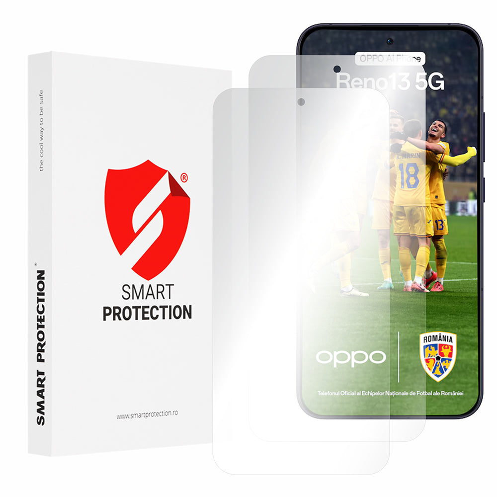 Zaščitna folija za zaslon Smart Protection Premium Classic za Oppo Reno13, plastika, komplet 2 kosa