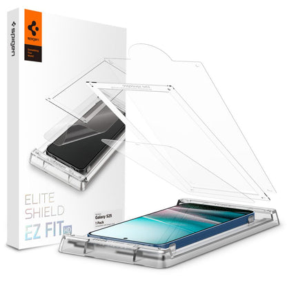 Zaščitna folija za zaslon Spigen Elite Shield EZ FIT HD za Samsung Galaxy S25+ S936, Plastika AFL09087