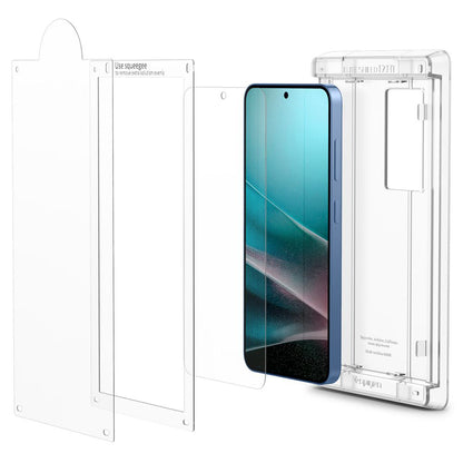Zaščitna folija za zaslon Spigen Elite Shield EZ FIT HD za Samsung Galaxy S25 S931, Plastika AFL09091