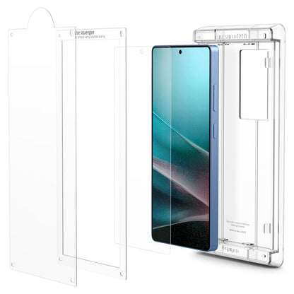 Zaščitna folija za zaslon Spigen Elite Shield EZ FIT HD za Samsung Galaxy S25 Ultra S938, plastika AFL09083