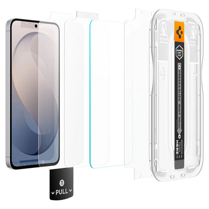 Zaščitna folija zaslona Spigen GlastR EZ FIT Pro HD za Samsung Galaxy S26 FE S741, kaljeno steklo, polno lepilo AGL11996