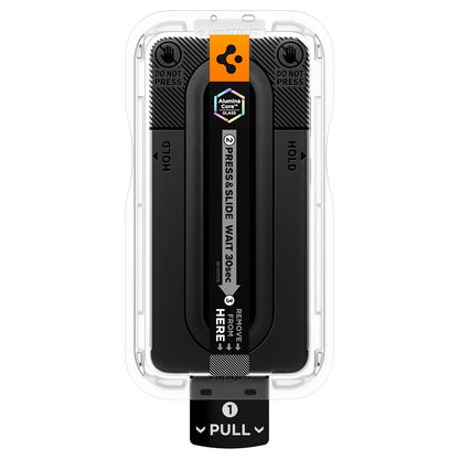 Zaščitna folija zaslona Spigen GlastR EZ FIT Pro HD za Samsung Galaxy S26 FE S741, kaljeno steklo, polno lepilo AGL11996