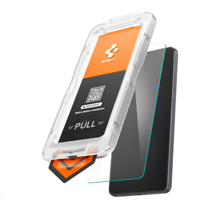 Zaščitna folija za zaslon Spigen GlastR EZ FIT Pro HD za Samsung Galaxy S26 Plus S947, Kaljeno steklo, Polno lepilo AGL11086