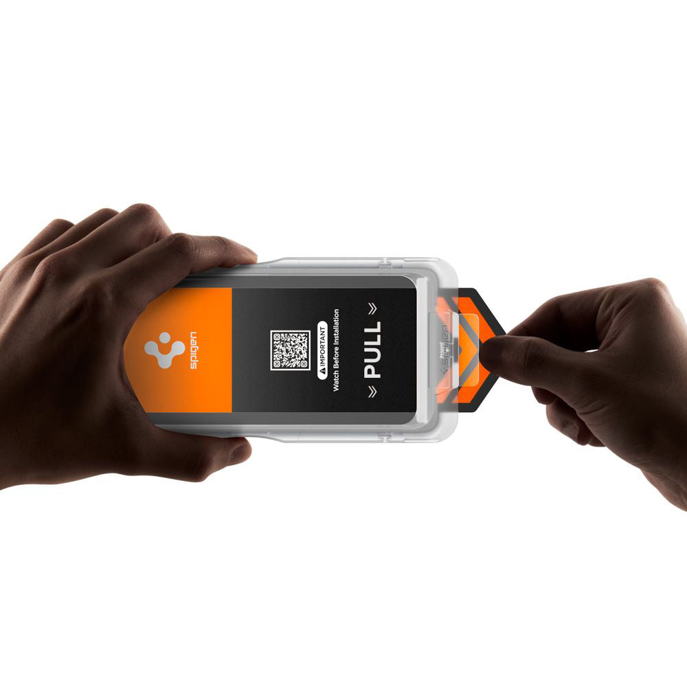 Zaščitna folija za zaslon Spigen GlastR EZ FIT Pro HD za Samsung Galaxy S26 Plus S947, Kaljeno steklo, Polno lepilo AGL11086