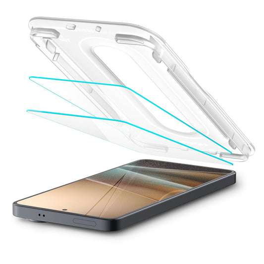 Zaščitna folija za zaslon Spigen GlastR EZ FIT Pro HD proti odsevom za Samsung Galaxy S26 S942, kaljeno steklo, polno lepilo, komplet 2 kosa