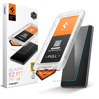 Zaščitna folija za zaslon Spigen GlastR EZ FIT Pro HD za Samsung Galaxy S26 Ultra S948, Kaljeno steklo, Polno lepilo AGL11074