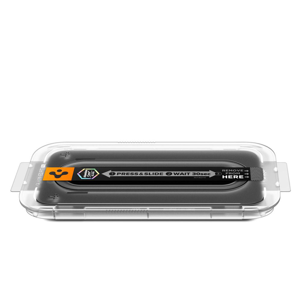 Zaščitna folija za zaslon Spigen GlastR EZ FIT Pro za Apple iPhone 17 Pro Max / 16 Pro Max, Kaljeno steklo, Polno lepilo