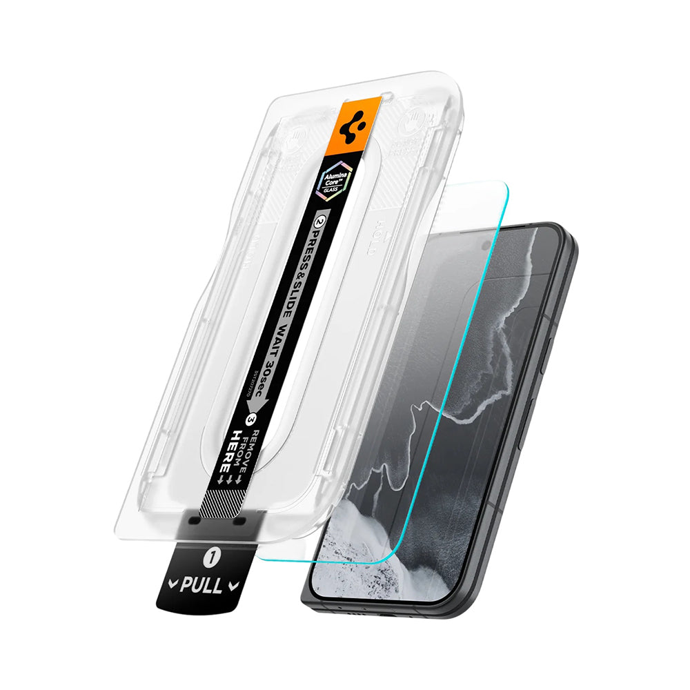 Zaščitna folija za zaslon Spigen GlastR EZ FIT Pro za Google Pixel 11 Pro Fold, kaljeno steklo, polno lepilo, komplet 2 kosa AGL11490