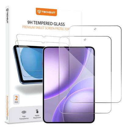 Zaščitna folija za zaslon Techsuit ArmorGlass CrystalHD za Oppo Pad Mini, kaljeno steklo, polno lepilo, komplet 2 kosa