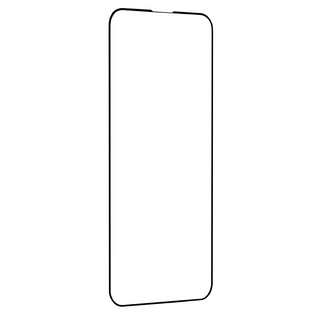 Zaščitna folija za zaslon Techsuit M2 za Apple iPhone 17e / 16e / 14 / 13 Pro, kaljeno steklo, polno lepilo, 111D, črna