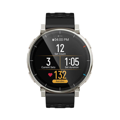 Zaščitna folija za zaslon Techsuit Nano Flex za Amazfit Active 3 Premium, Plastika, Set 2 kosa, Črna