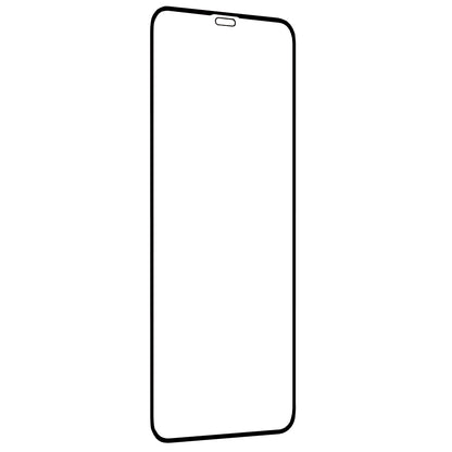 Techsuit Screen Protector Film for Apple iPhone 11 Pro Max / XS Max, Tempered Glass, Full Glue, 111D, Black