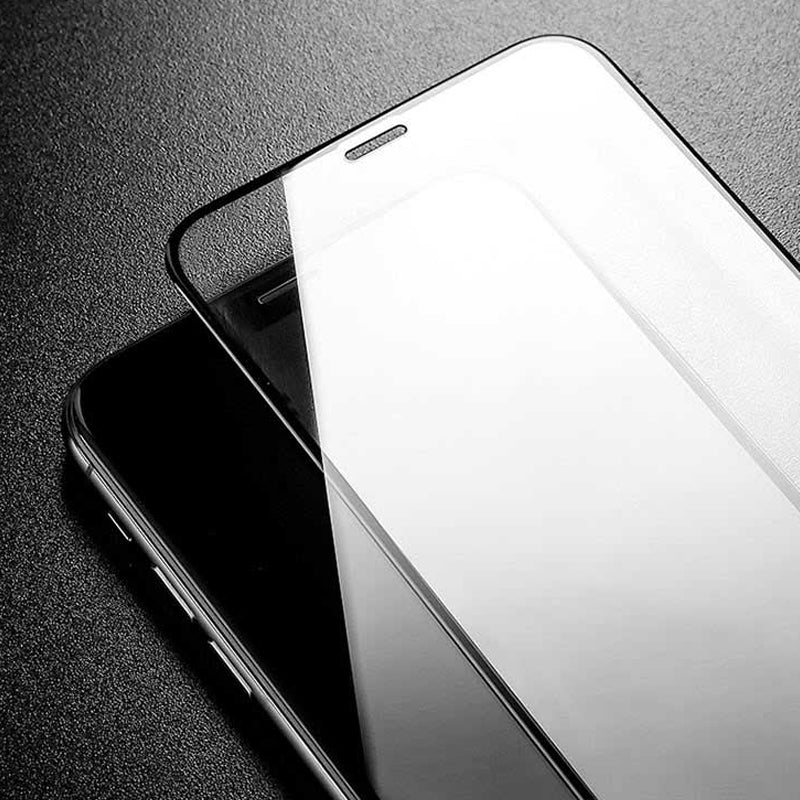 Zaščitna folija za zaslon Techsuit za Apple iPhone 17, Kaljeno steklo, Polno lepljiva, Črna